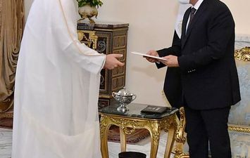 الرئيس السيسي ونائب رئيس الوزراء وزير خارجية دولة قطر
