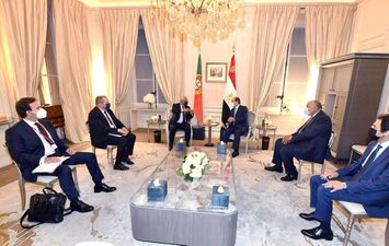 الرئيس السيسي يلتقي رئيس وزراء البرتغال لتعزيز العلاقات الثنائية وبحث القضايا الدولية