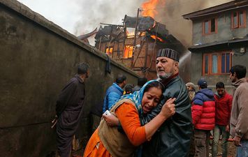 حريق ضخم في مستشفى لمرضى كورونا بالهند