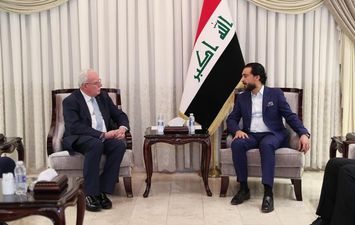 رئيس مجلس النواب العراقي يستقبل وزير الخارجية الفلسطيني