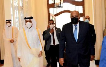  زيارة وزير الخارجية القطري إلى القاهرة