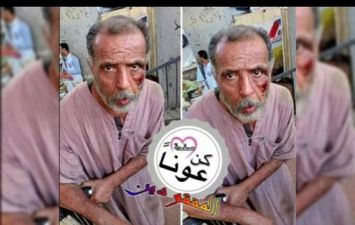 مسن مشرد في القاهرة
