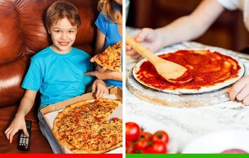 البيتزا والأطفال
