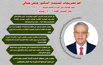 تصريحات رئيس مجلس النواب المستشار حنفي جبالي