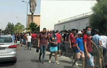 جماهير مباراة الاهلى وتونس 