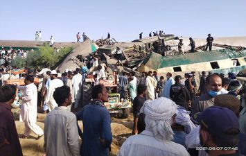 حادث قطار باكستان