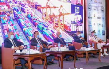 وزير النقل ومحافظ الإسكندرية يشهدان إفتتاح المؤتمر الدولي للنقل البحري واللوجستيات (مارلوج 10) 