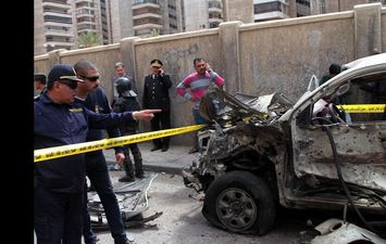 مسرح حادث محاولة اغتيال مدير أمن الاسكندرية