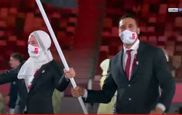 بعقة مصر فى حفل افتتاح اولمبياد طوكيو 2020