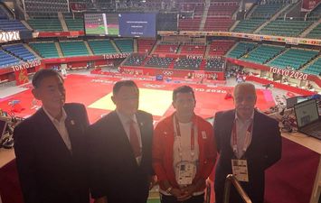 لقاء وزير الرياضة ورئيس اللجنة الاولمبية اليابانية 