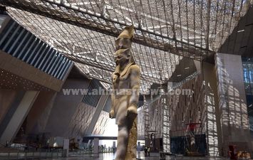 الأعمال في المتحف المصري الكبير