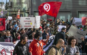 المظاهرات في تونس