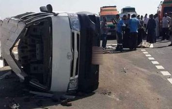 حادث على طريق بورسعيد / دمياط