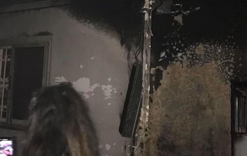 حريق فى منزل ابنه أحمد بدير