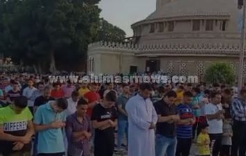 صلاة عيد الأضحى بساحة شركة مصر