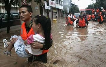 فيضانات شديدة في الصين
