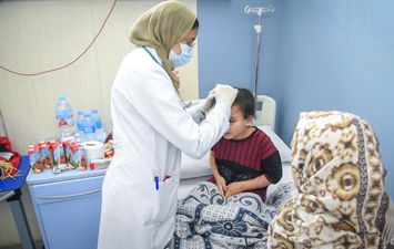 استقبال الطفلة الفلسطينية بمستشفى معهد ناصر