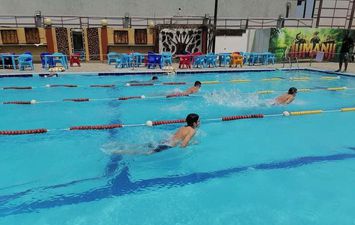 شباب كفر الشيخ تنظم المهرجان الرياضي للسباحة الحرة بمشاركة ٣٠ متسابق