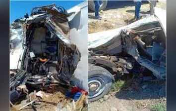 مصرع سيدة وإصابة ٤ أشخاص فى حادث تصادم بالحامول فى كفر الشيخ 