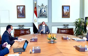 اجتماع الرئيس السيسي مع وزير الزراعة 