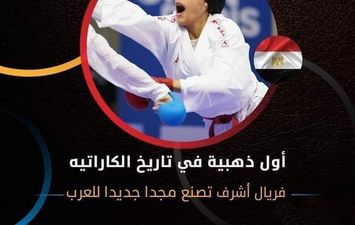 صيادله الفيوم تهنئ فريال أشرف  فوزها بذهبية بأولمبياد طوكيو 2020