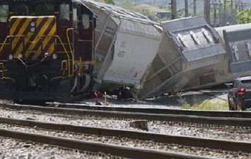 حادث خروج قطار ركاب عن مساره بمونتانا