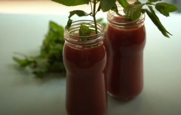 طريقة عمل عصير البطيخ والفراولة