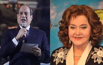 ليلى طاهر والرئيس السيسي