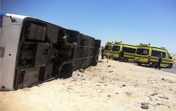 اصابة 5 عمال على طريق &laquo;الإسكندرية - مطروح&raquo;