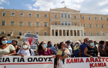 مظاهرات اليونان