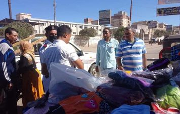 حملات لإزالة الإشغالات اليومية بشوارع مدينة الحامول 