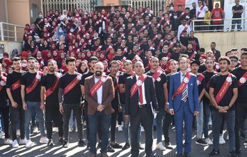 احتفالية طلاب أهل مصر جامعة الأقصر