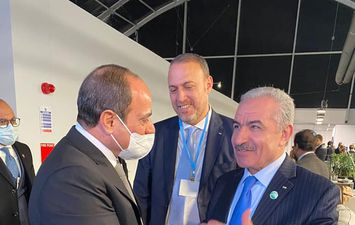 الرئيس السيسي يلتقي مع رئيس الوزراء الفلسطيني