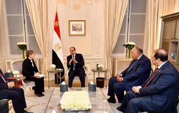السيسي  يتلقي رئيس وزراء تونس
