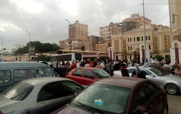 صورة الزحام بالإسكندرية 