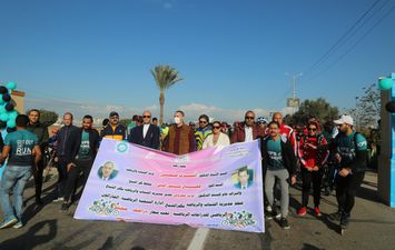 تكريم الفائزين بماراثون المشروع القومى للدراجات فى كفر الشيخ 