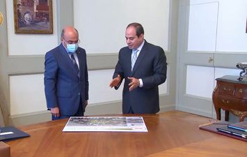 وزير العدل في لقاء مع الرئيس السيسي