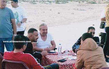 احمد السقا يصور فيلمه الجديد السرب بمطروح