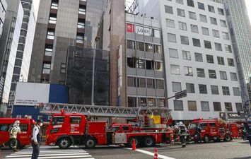 حريق بمبنى في أوساكا اليابانية