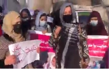 مظاهرات نسائية في كابل