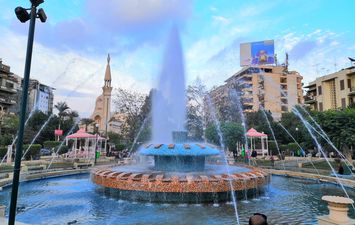  نافورة حديقة غرناطة بمصر الجديدة 