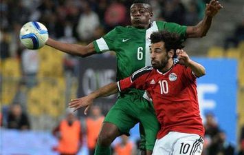 جانب من مباراة مصر ونيجيريا