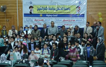 افتتاح فعاليات جامعة الطفل بالمرحلة الرابعة والخامسة بجامعة كفر الشيخ