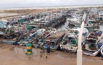 توقف حركة الملاحة البحرية والصيد بكفر الشيخ 