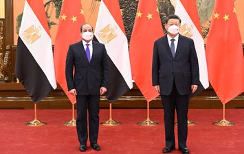 الرئيس الصيني والمصري