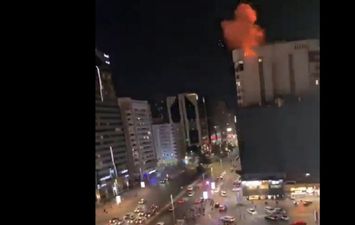 انفجار ضخم في أبو ظبي