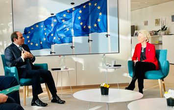لقاء الرئيس السيسي مع أورسولا فون ديرلاين، رئيسة المفوضية الأوروبية