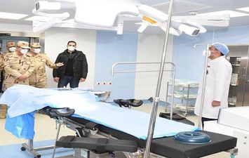 وزير الدفاع يشهد إفتتاح أعمال تطوير مستشفى طنطا العسكري