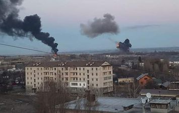 القصف الروسي على أوكرانيا