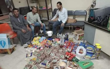 ضبط وإعدام مواد غذائية متنوعة بمركز أبوتشت في قنا 